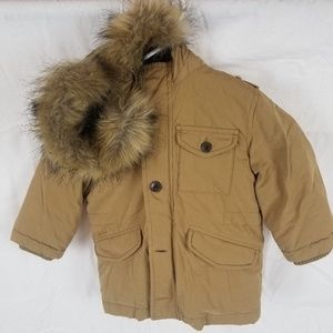 Toddler faux fur jacket